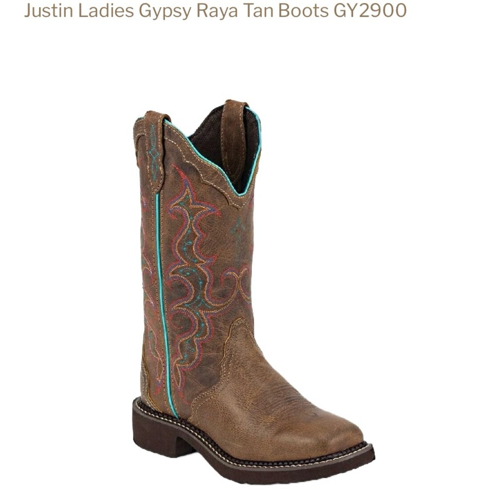 Justin Gypsy women’s boots. Size 8.5. Like new. Never worn